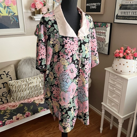 Vintage Victoria's Secret floral nightgown size M/L - Picture 4 of 6